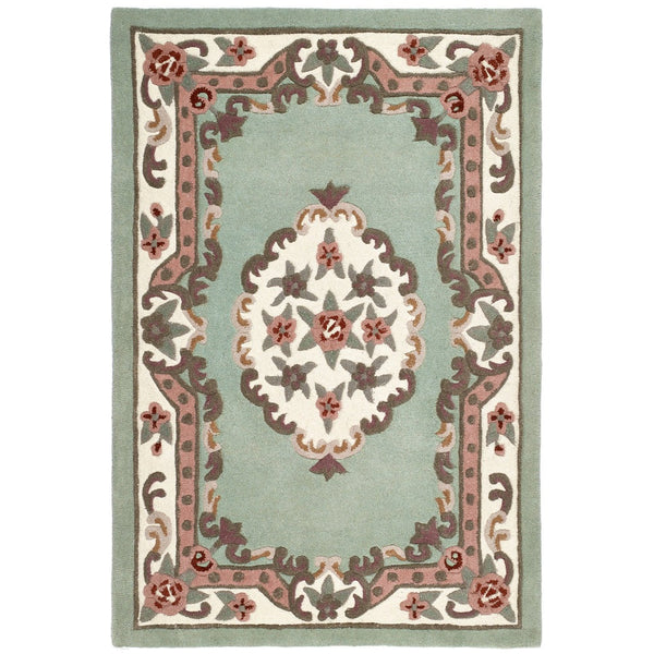 Shensi Aubusson Rug in Green 1