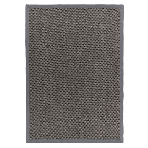 Sisal Rug Grey with Dark Grey Border 1