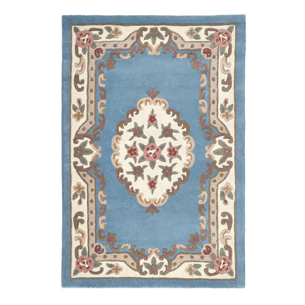 Shensi Aubusson Rug in Blue 1