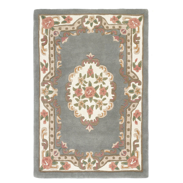 Shensi Aubusson Rug in Grey 1