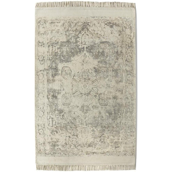 Vintage Fringe Rug Mocha/Oyster 1