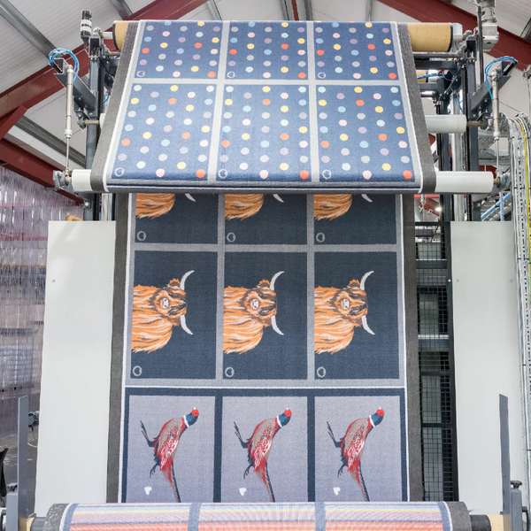 hug rug printing machine at phoenox textiles