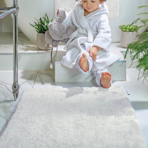 Bamboo - Bamboo Plain White Bathmat