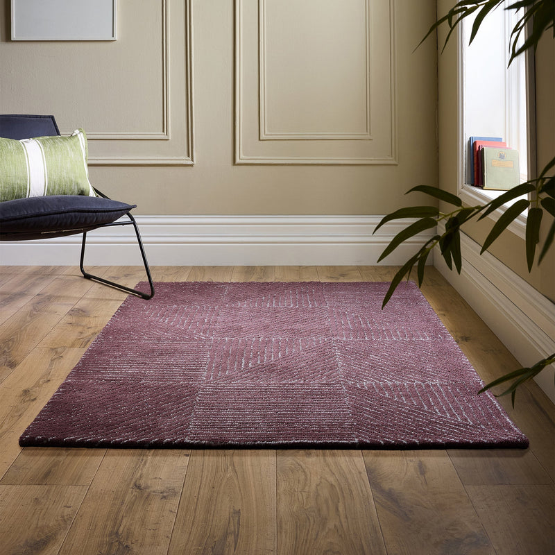 Purple Rugs, Runners & Doormats - Geometric Rug Berry