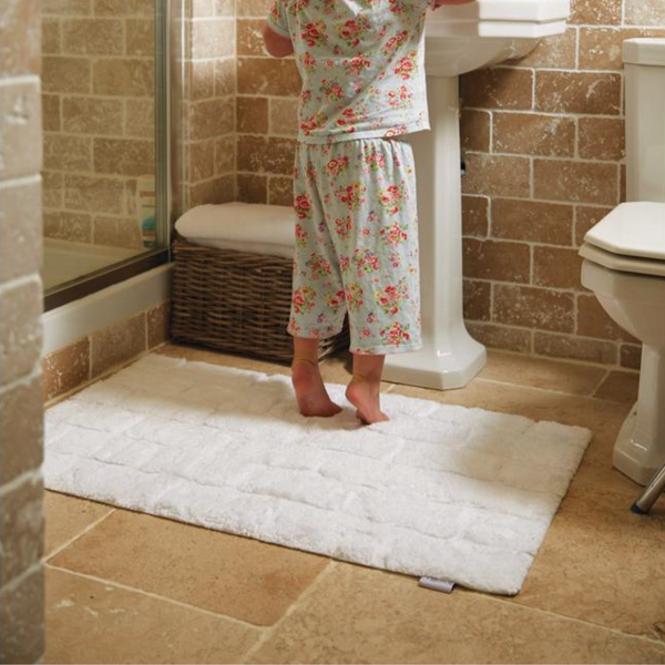 Bamboo Brick White - Bathroom - Hug at Home