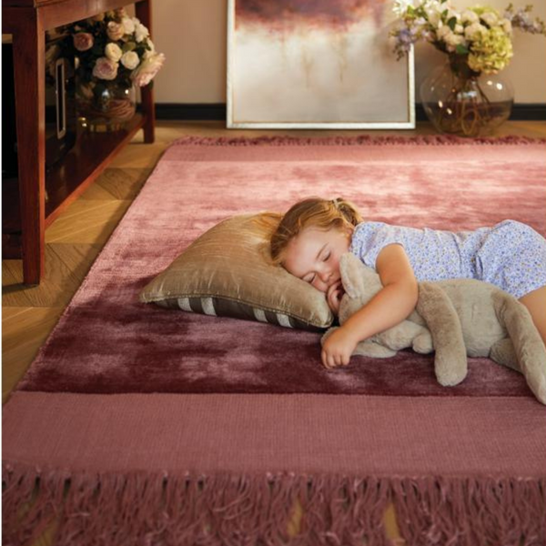 Karma Tassel Tuscan Rose - Viscose - Hug at Home