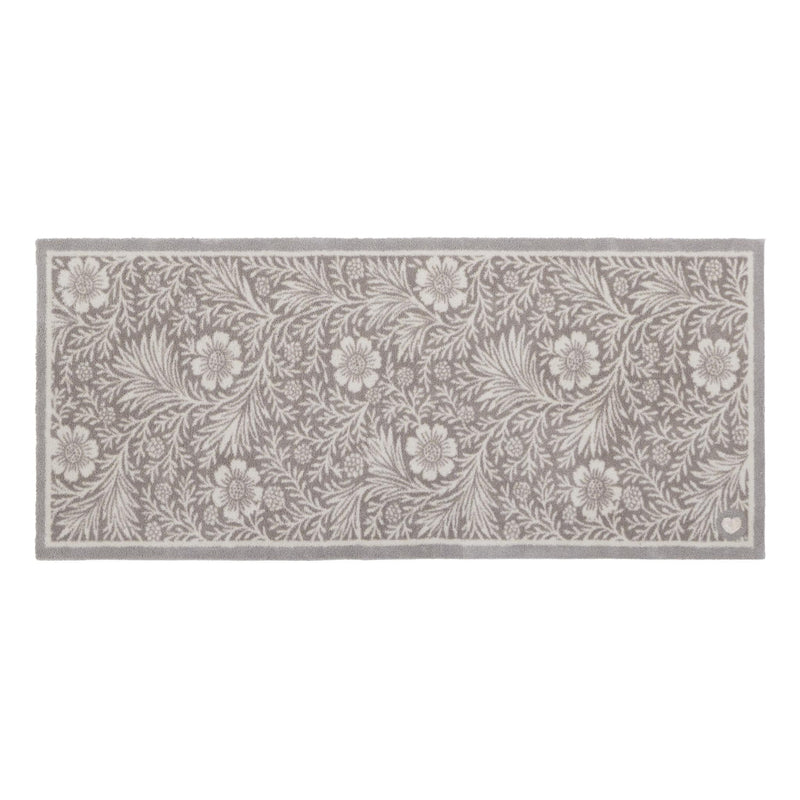Soft Florals Grey Runner with a floral design.