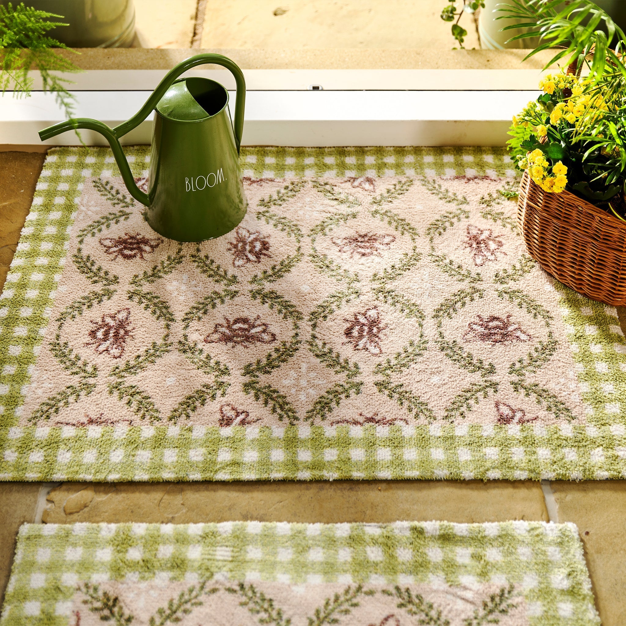 Beehive Green Charity Doormat