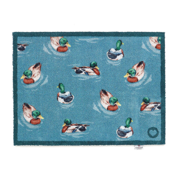Swimming Ducks Washable Doormat 1