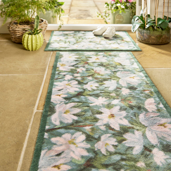 Water Lilies Washable Doormat Lifestyle 3