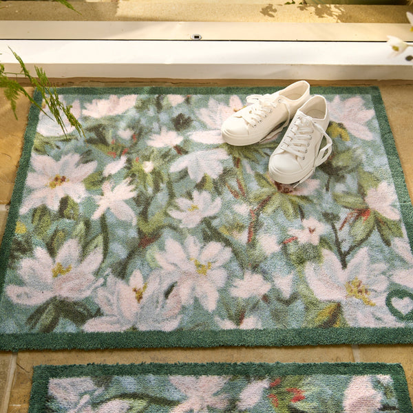 Water Lilies Washable Doormat