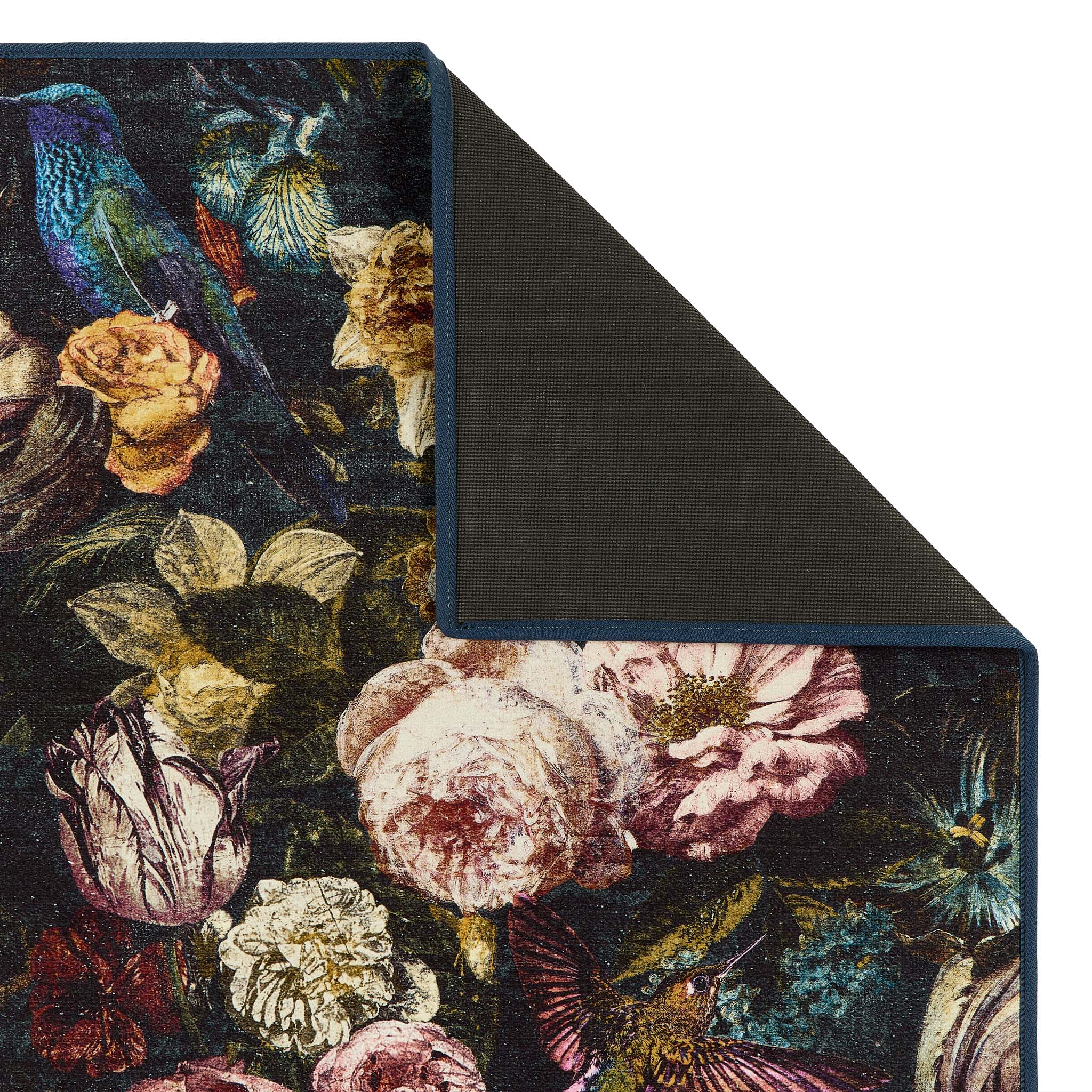 Allure Eco-Washable Runner showing backing. 
