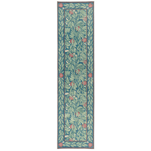 Ancient Apple Tree Midnight Eco-Washable Runner with a red apple tree design. 