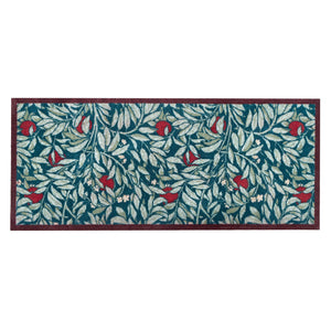 Ancient Apple Tree Midnight Washable Runner with an apple tree design.