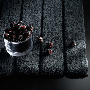 Bamboo Stripe Graphite Bathmat
