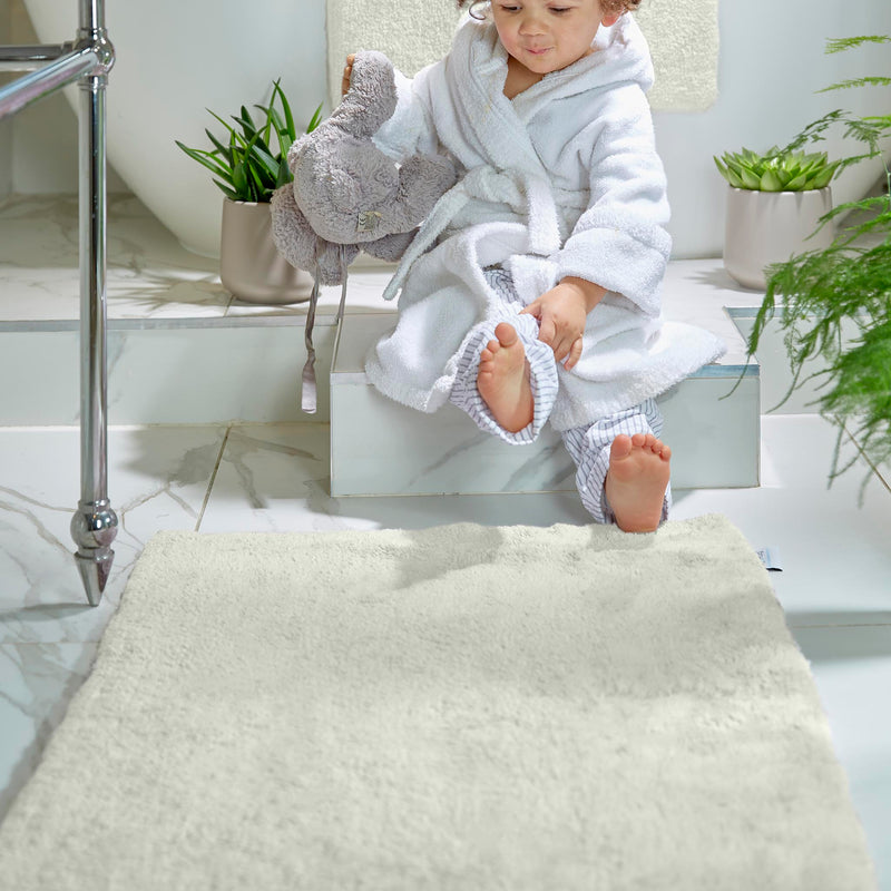 Bamboo Plain Cream Bathmat