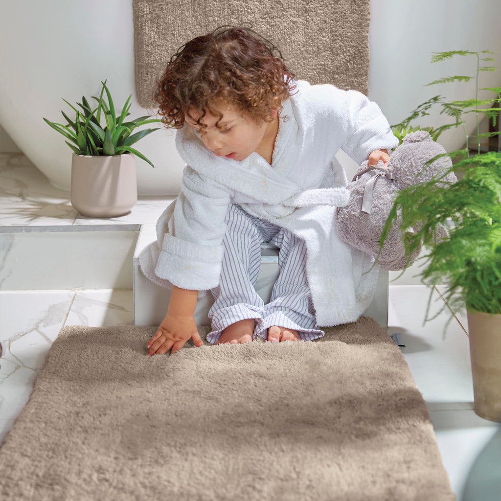 Bamboo Plain Latte Bathmat