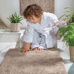Bamboo Plain Latte Bathmat