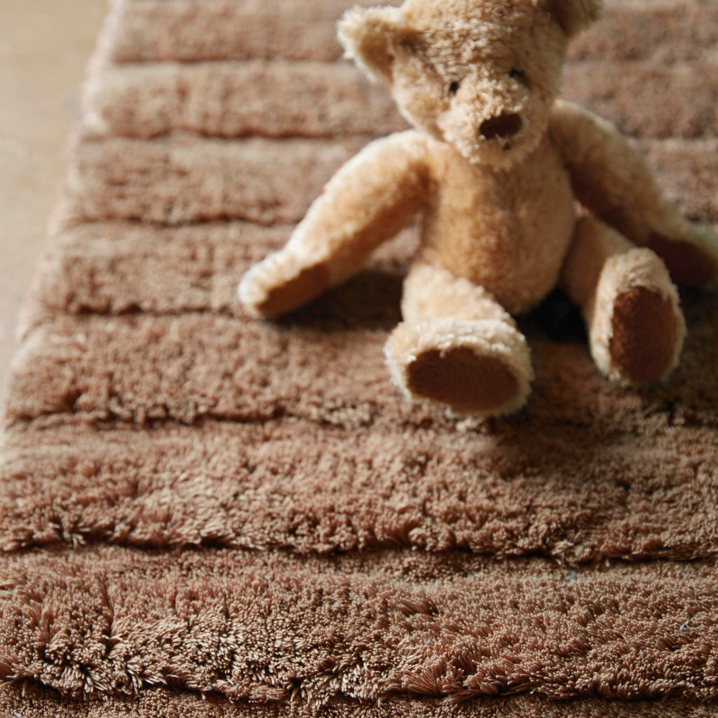 Bamboo Stripe Cappuccino Bathmat
