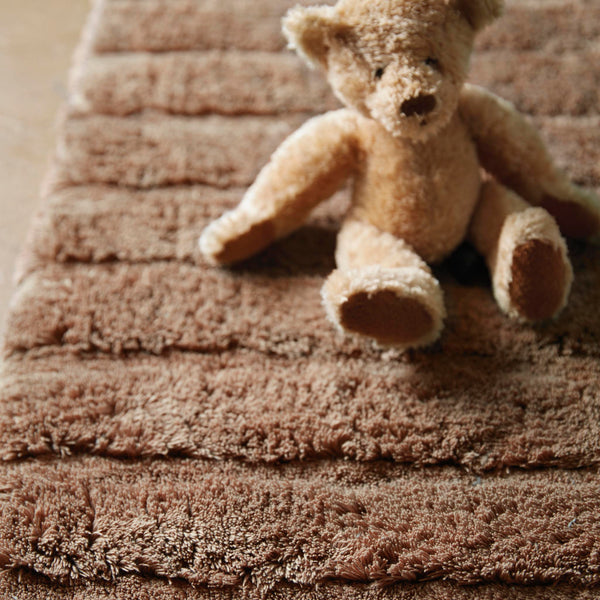 Bamboo Stripe Cappuccino Bathmat
