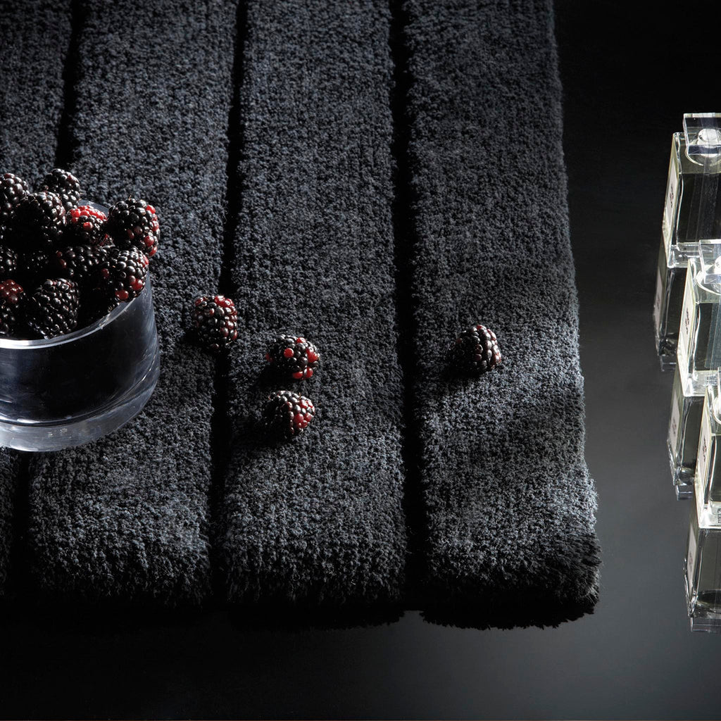 Bamboo Stripe Graphite Bathmat