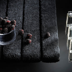 Bamboo Stripe Graphite Bathmat