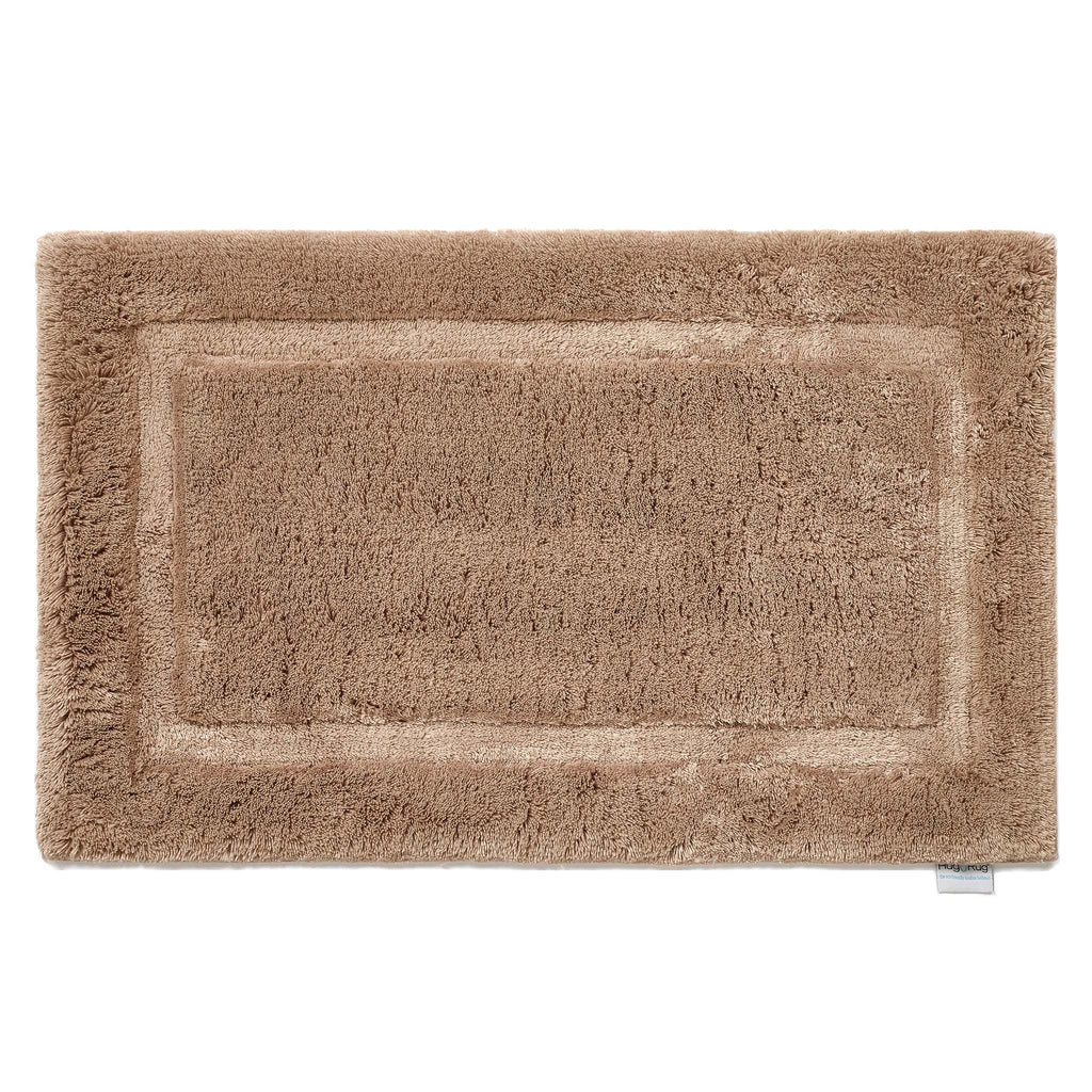 Bamboo Border Cappuccino Bathmat 1