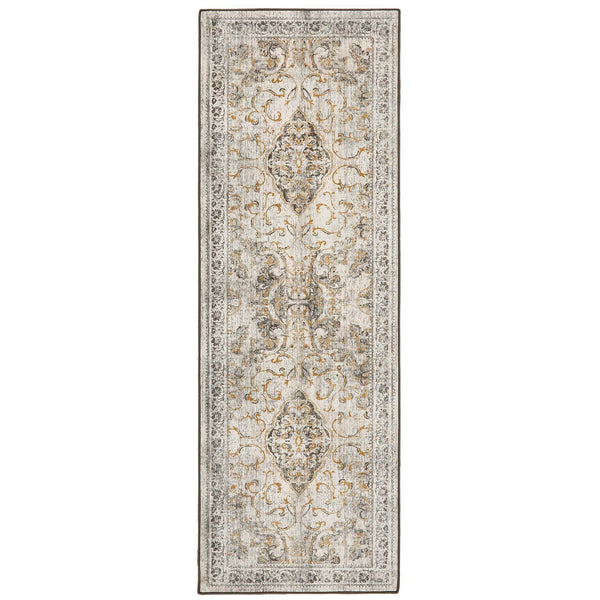 Baroque Eco-Washable Rug Runner