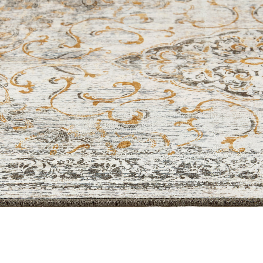 Hug Rug Baroque Washable Rug Texture Close Up