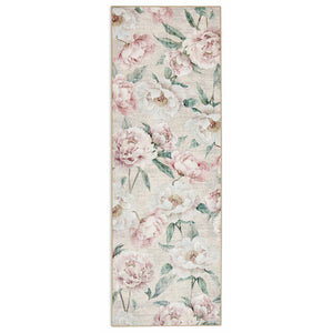 Blooming Peonies Pink Eco-Washable Runner 6