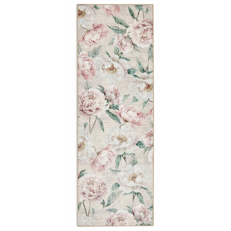 Blooming Peonies Pink Eco-Washable Runner 6