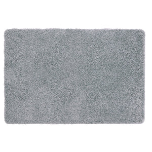 My Blue Fleck Rug – a washable rug in lighter and darker shades of silvery blue.