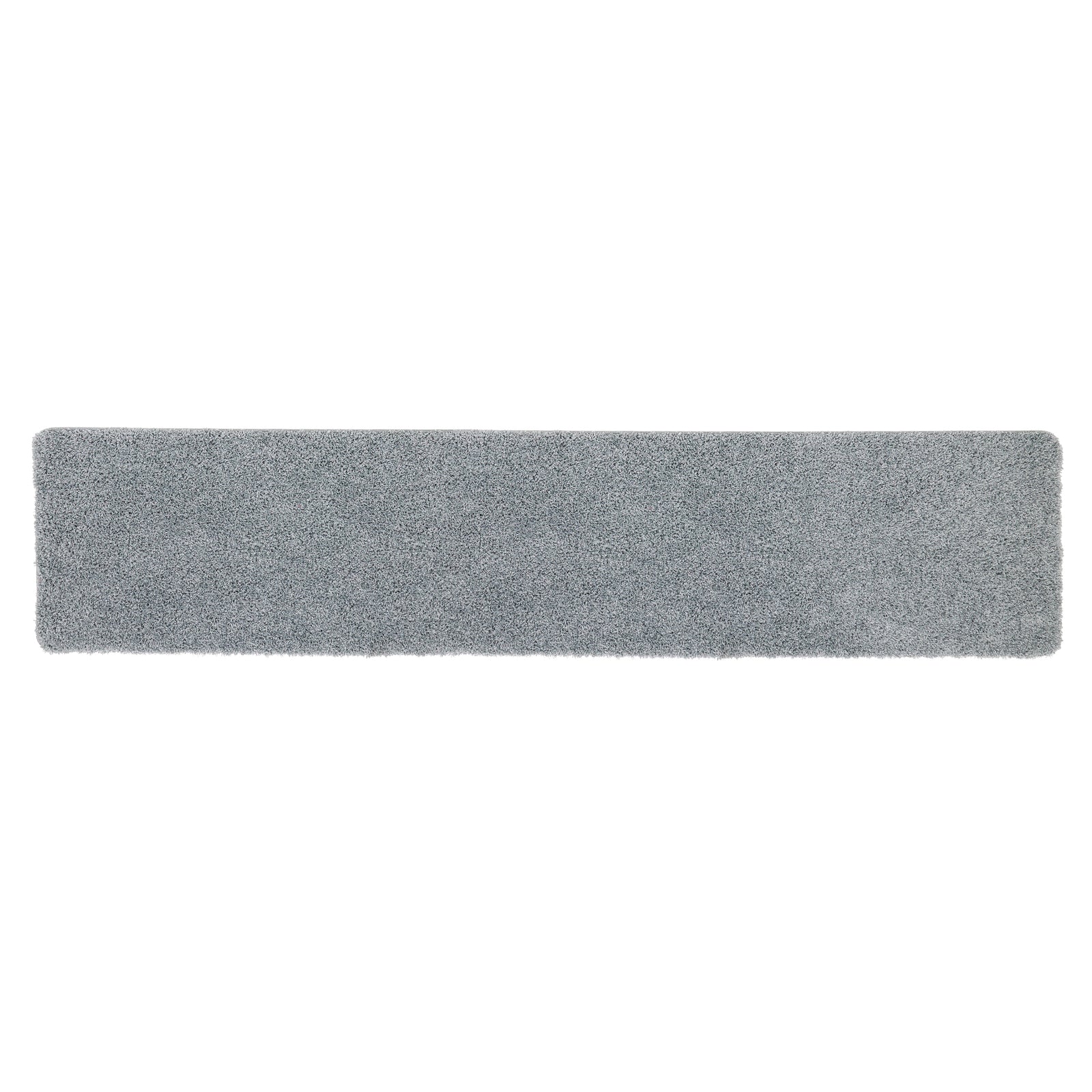 My Blue Fleck Rug – a washable rug in lighter and darker shades of silvery blue.
