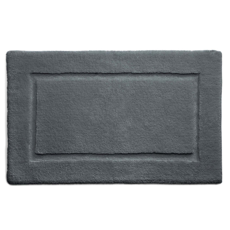 Bamboo Graphite Border Bath Mat - 100% bamboo bath mat featuring a carved border. 