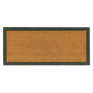 Printed Coir Border Green Runner 5