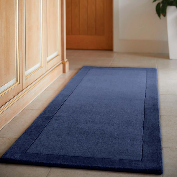 Borders Wool Runner Navy
