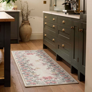 Botanical Border Eco-Washable Rug Runner