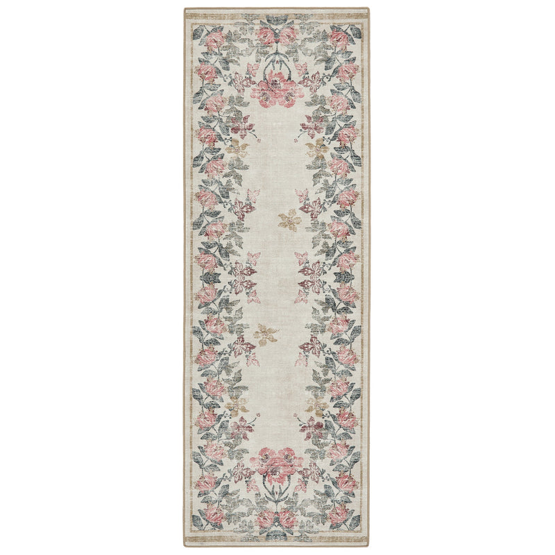 Botanical Border Eco-Washable Runner 5