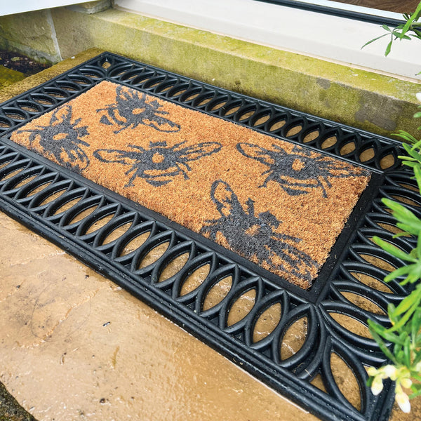 Coir Insert Buzzy Bee Doormat