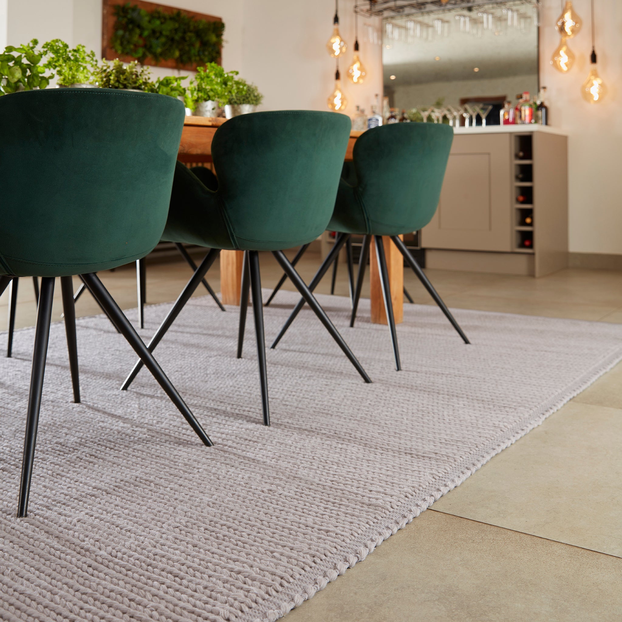 Cable Rug Warm Grey 2