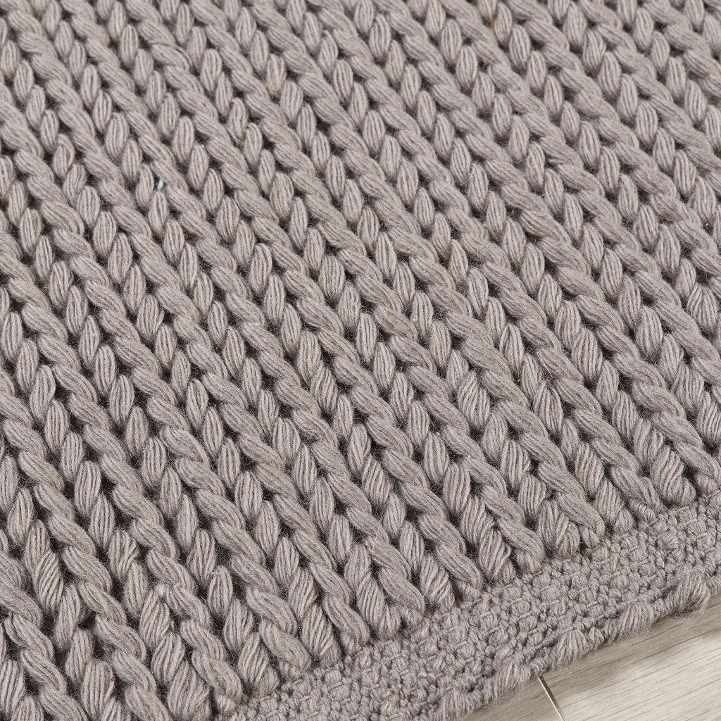 Cable Rug Warm Grey 4