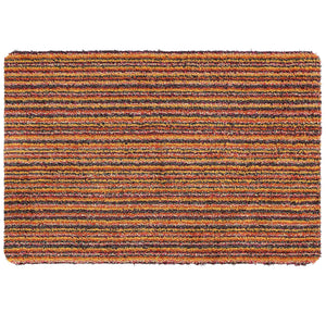 Candy Spring Doormat- 100% recycled content doormat with a multi striped design.