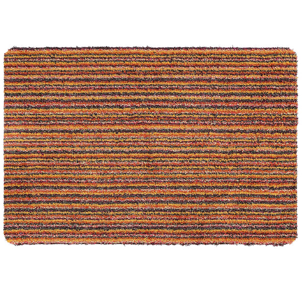 Candy Spring Doormat- 100% recycled content doormat with a multi striped design.