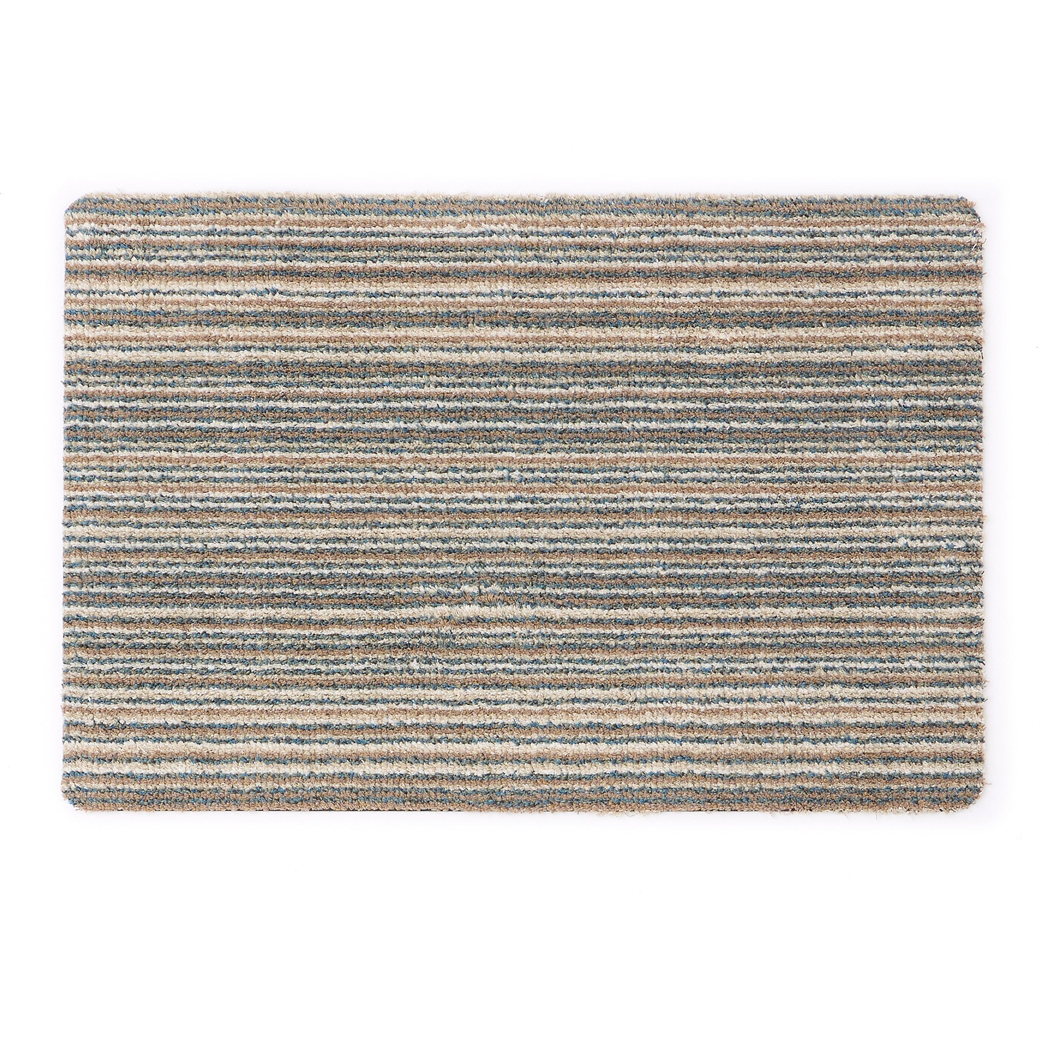 Candy Sand Striped Washable Doormat 1