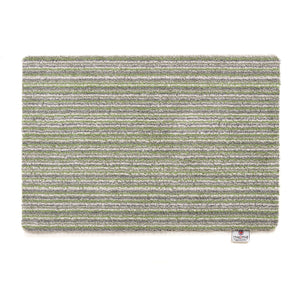 Candy Green Striped Washable Doormat 1