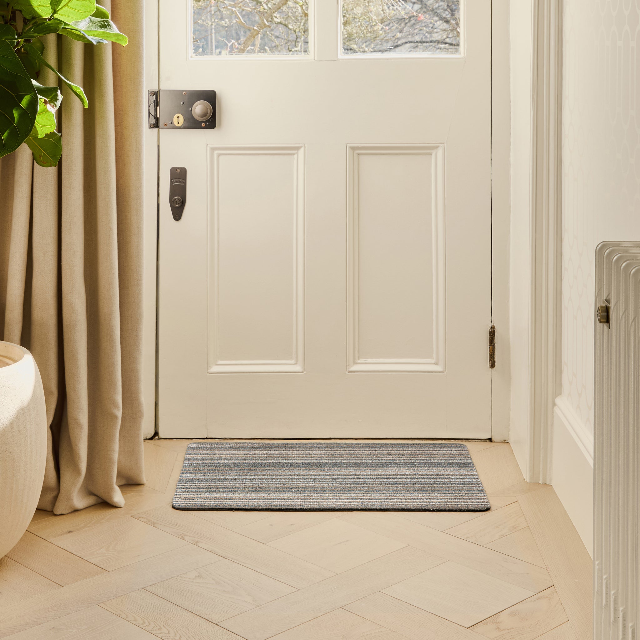Candy Sand Stripe Washable Doormat