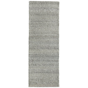 Chunky Knit Runner Grey/Natural 7