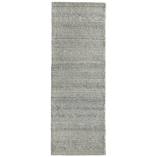 Chunky Knit Runner Grey/Natural 7