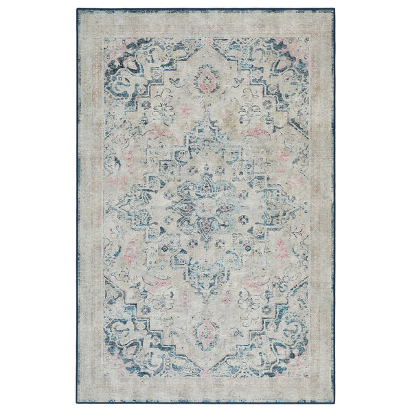 Hug Rug Classical Blue Washable Rug