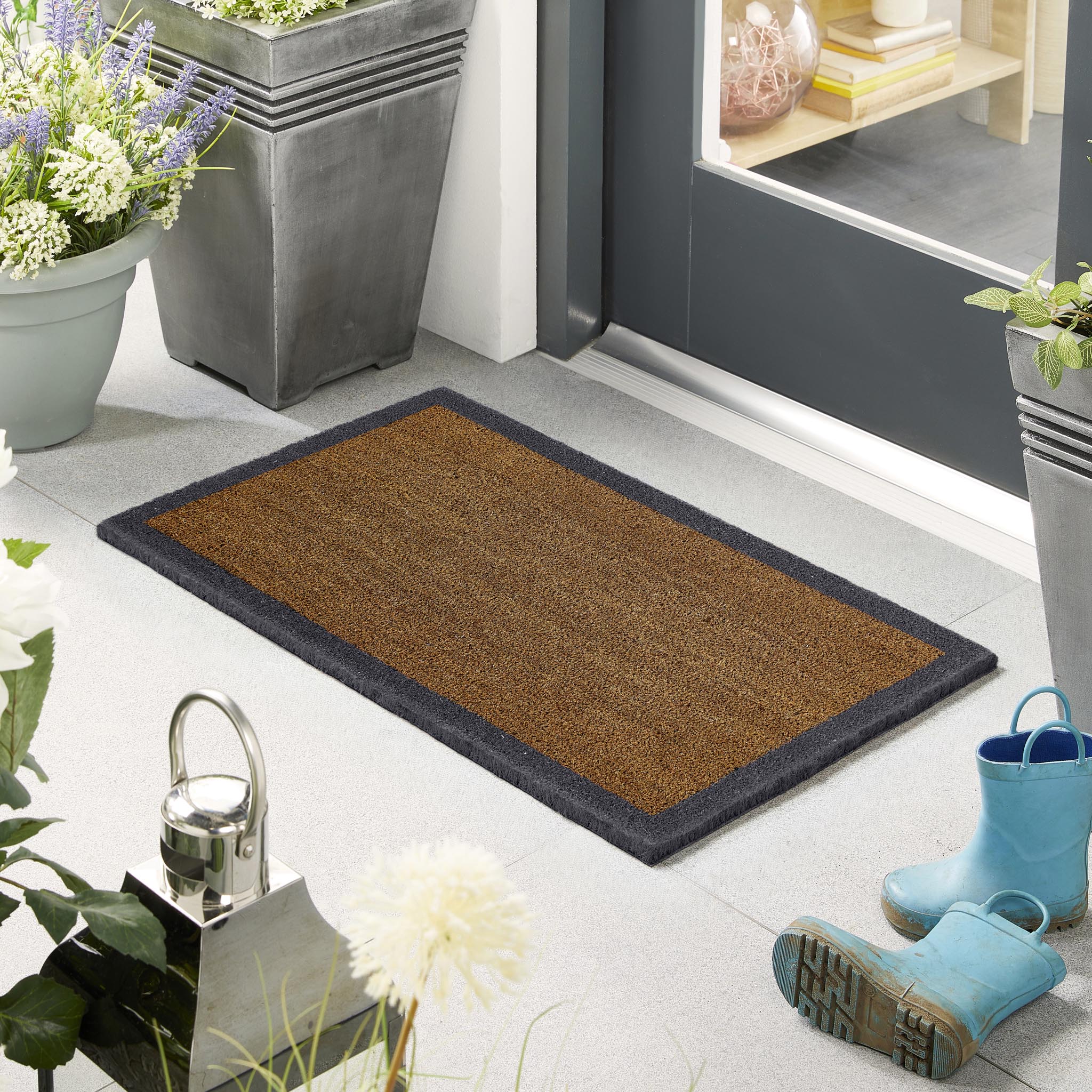 Printed Coir Border Doormat